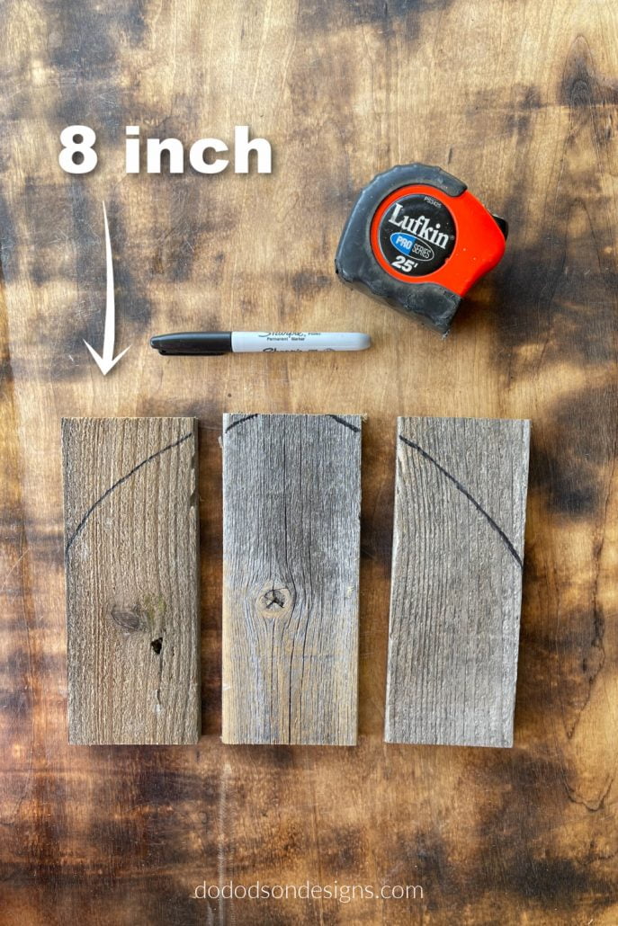 I began my rustic wood pumpkin creation with some scrap wood I had been saving for just the right craft. Fall is a great time to get creative so here I go!