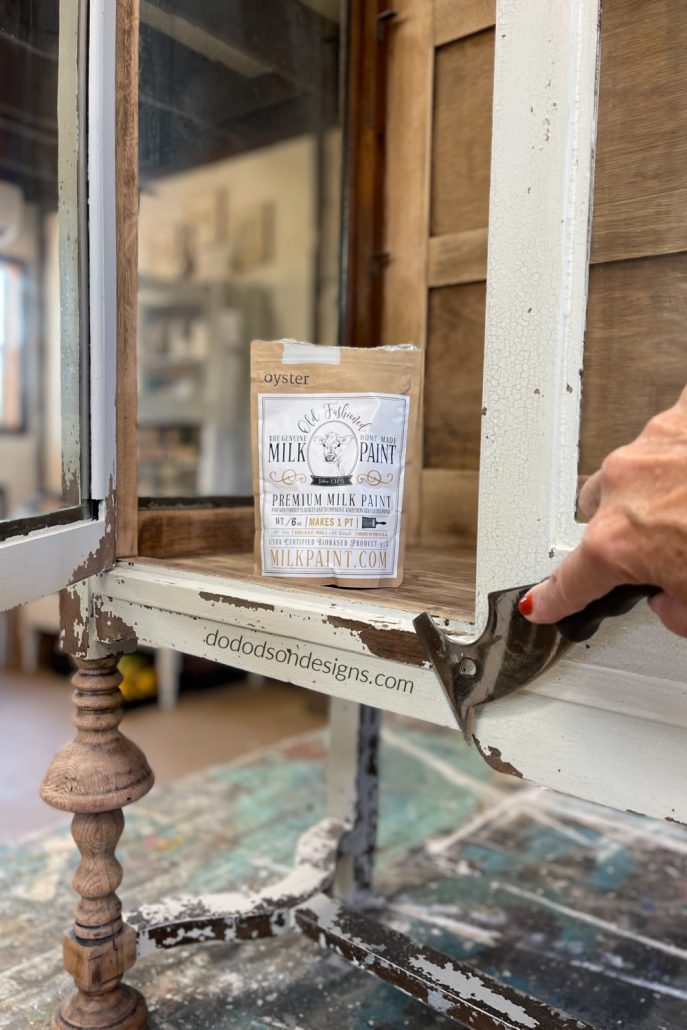 How To Paint Wood Furniture With Chippy Milk Paint