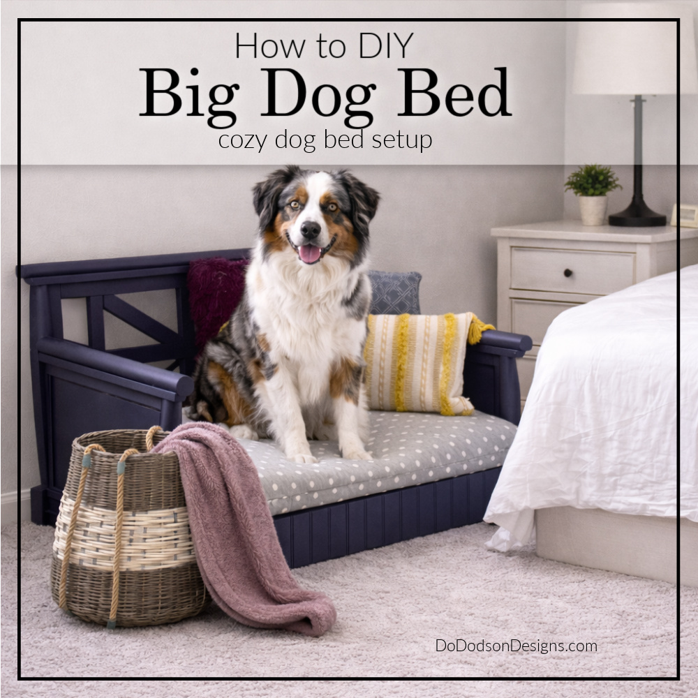 The EASIEST DIY Dog Bed (Repurposed Furniture)