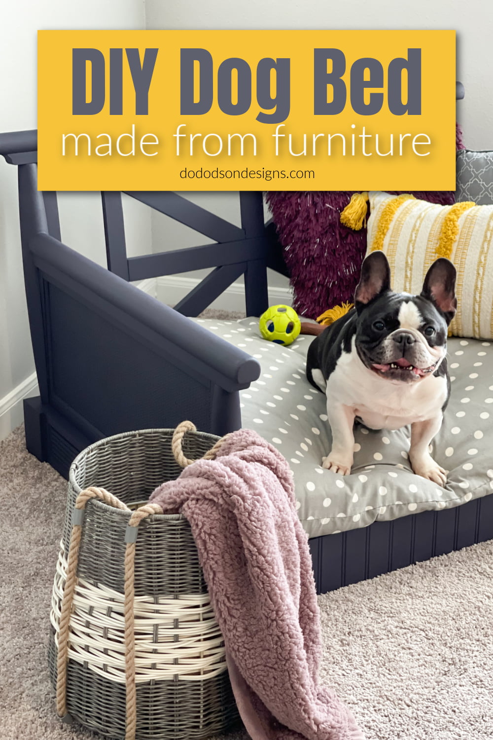 The EASIEST DIY Dog Bed You CAN\'T Screw Up!