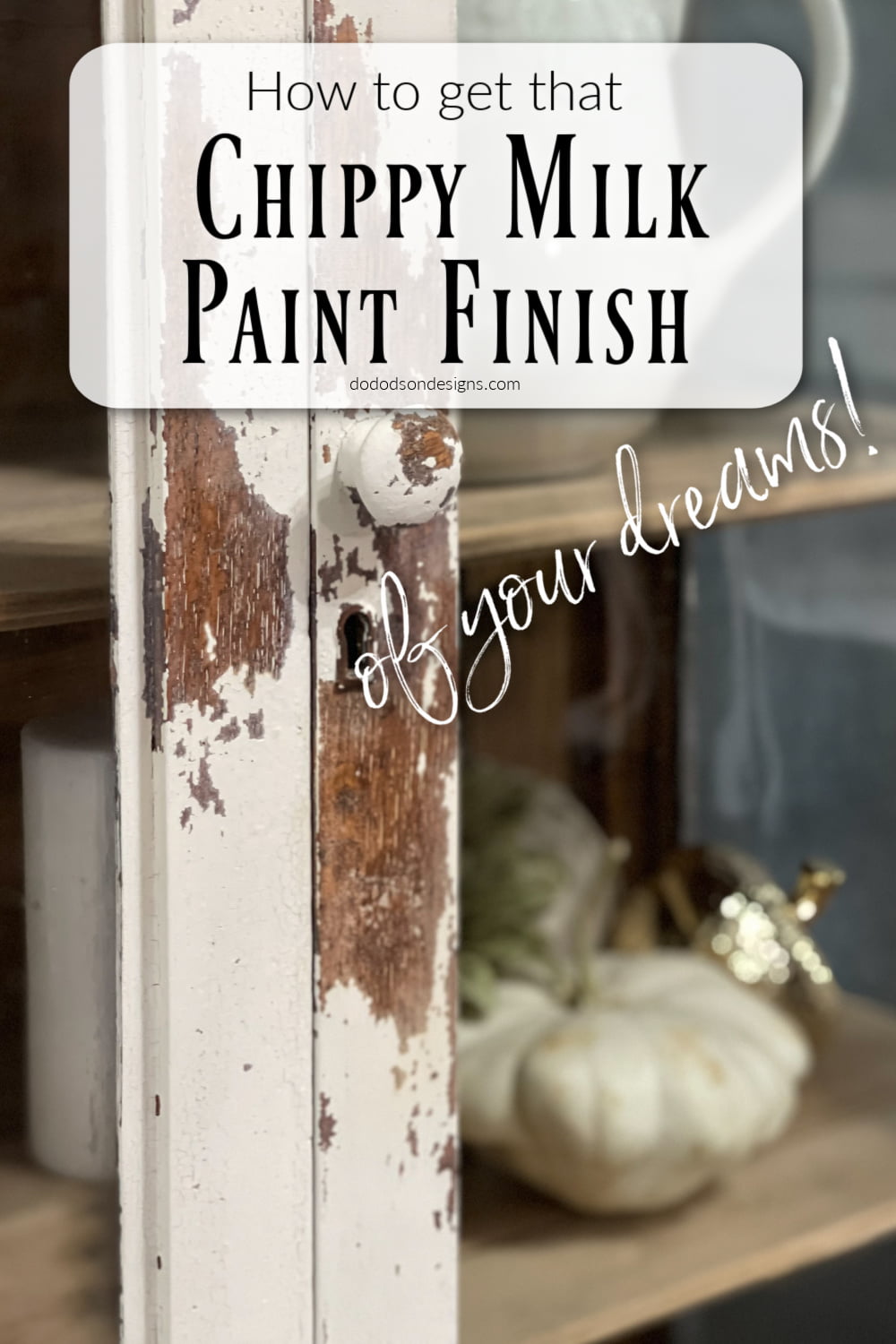 How To Paint Wood Furniture With Chippy Milk Paint