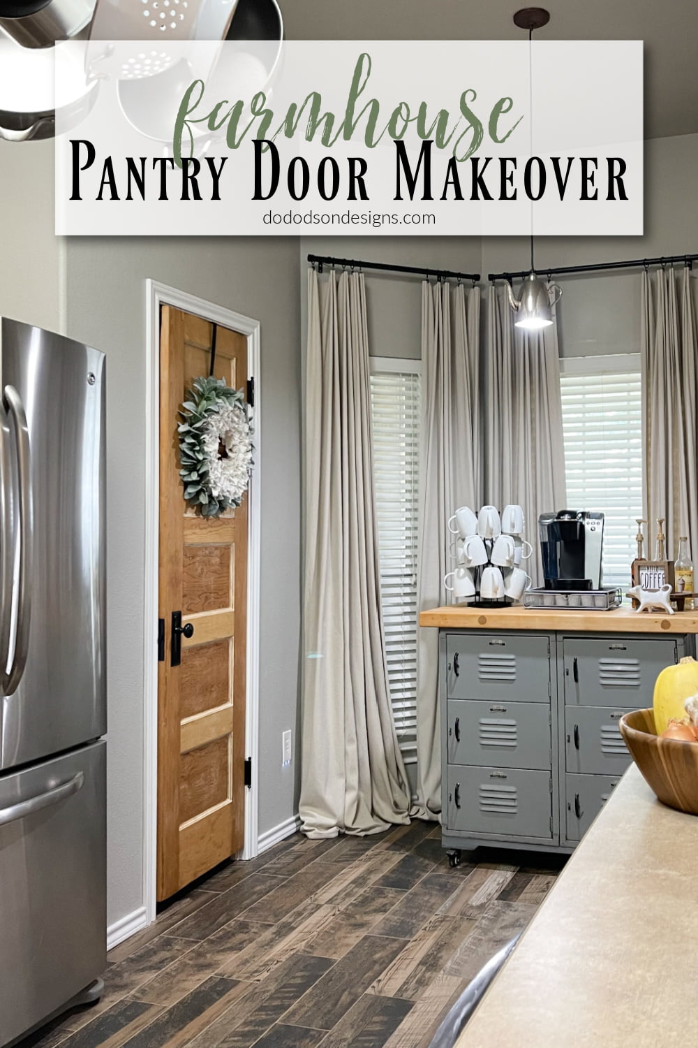 How I Made My Pantry Door Makeover Stand Out -Tutorial