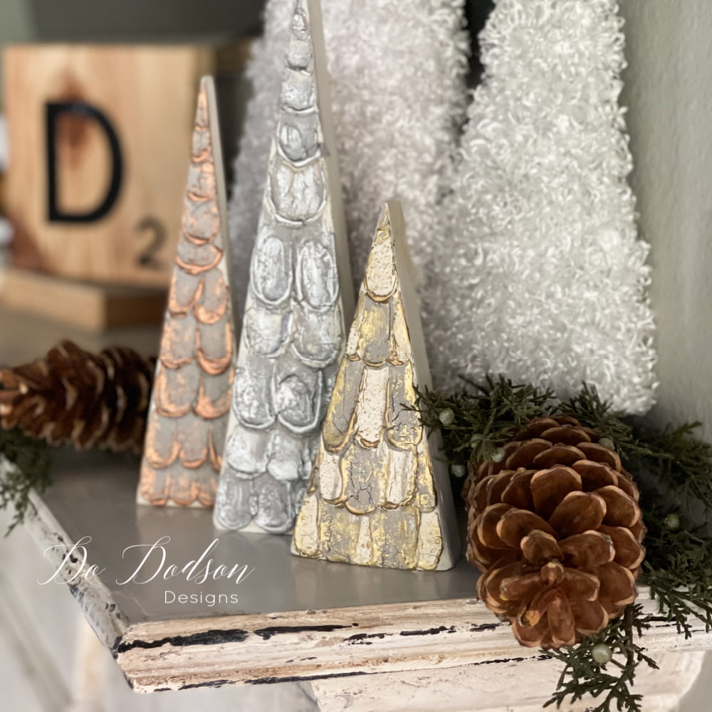 Wood Block Christmas Trees | Scrap Wood Craft