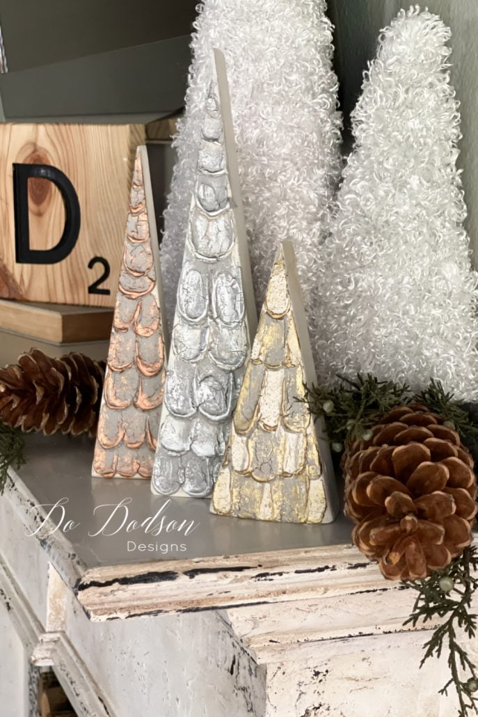 Wood Block Christmas Trees | Scrap Wood Craft