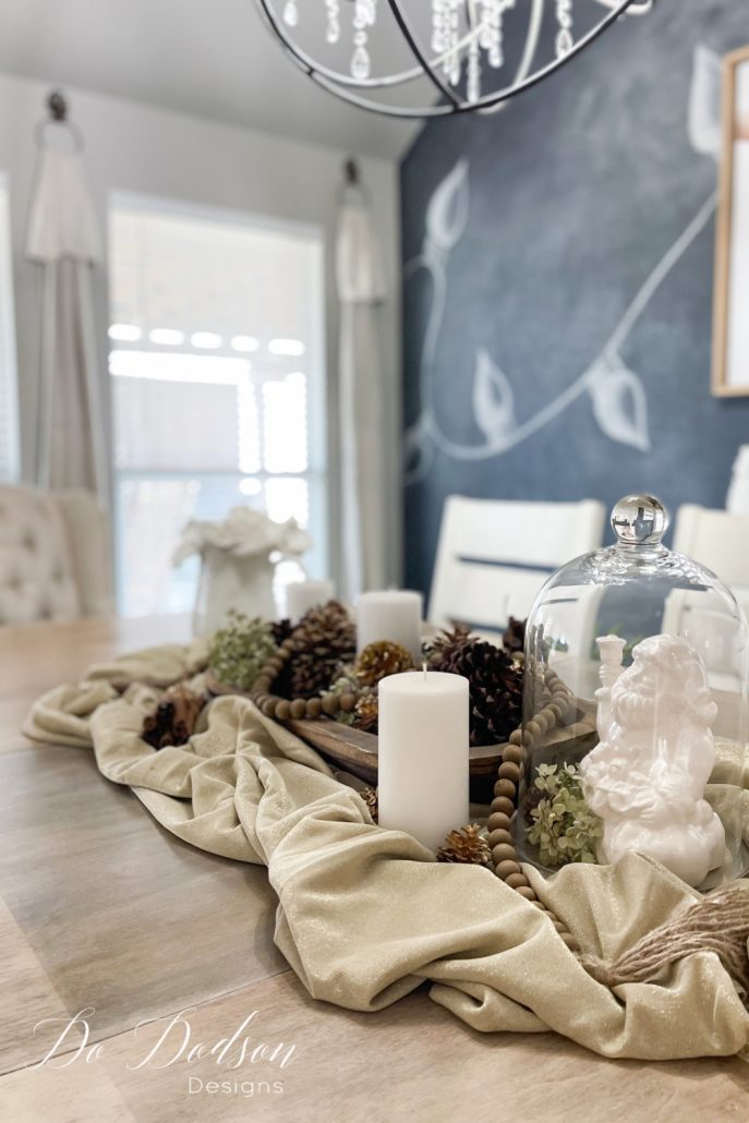 Do Dodson Designs Christmas Home Tour - Dining Room Table Decor