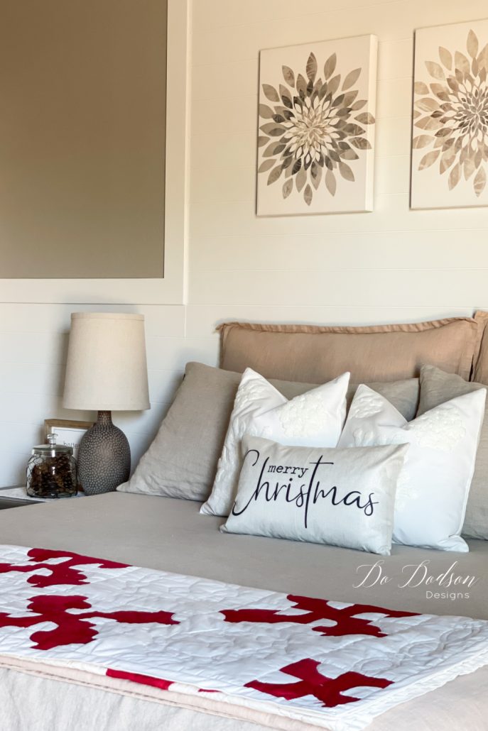 Do Dodson Designs Christmas Home Tour - Master Bedroom