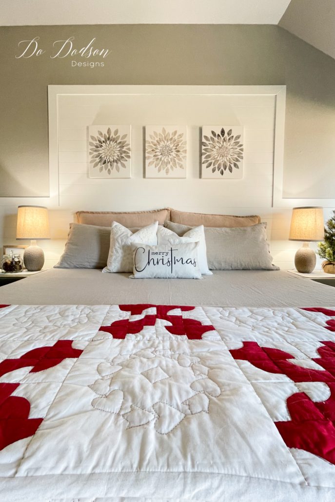 Do Dodson Designs Christmas Home Tour - Master Bedroom