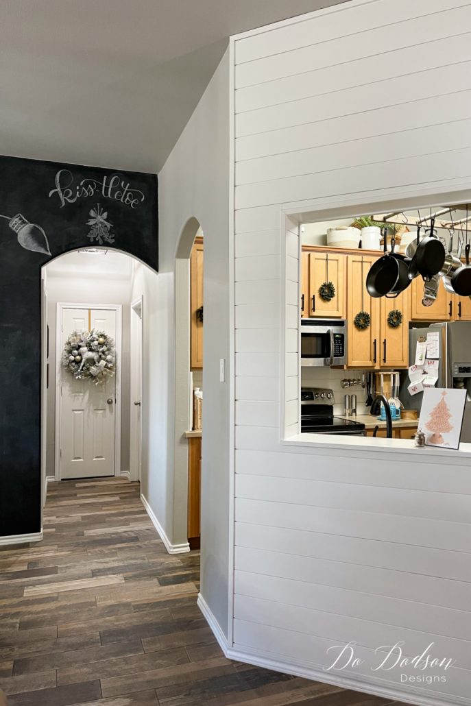 Do Dodson Designs Christmas Home Tour - Shiplap Accent Walls