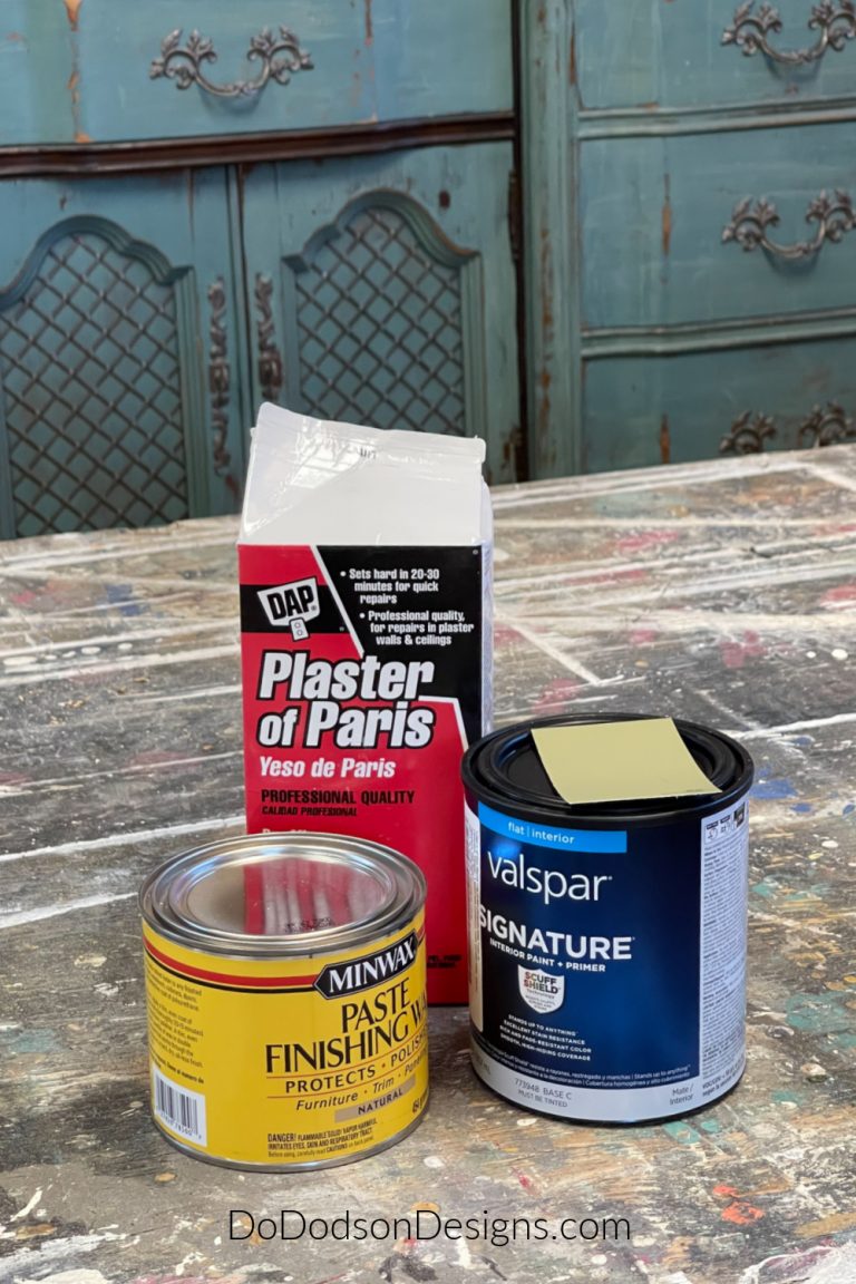 How To Make DIY Chalk Paint Recipe That's Blendable - Do Dodson Designs
