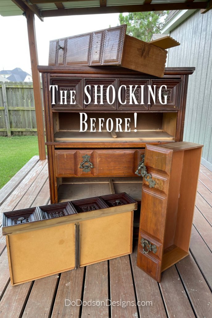 The SHOCKING Before & After Of The Dresser Redo