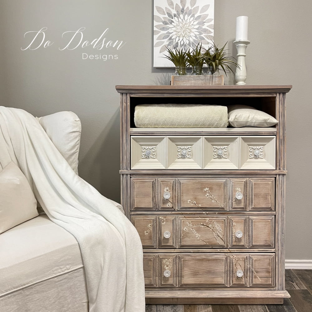 How To Decoupage Furniture  Tutorial - Do Dodson Designs