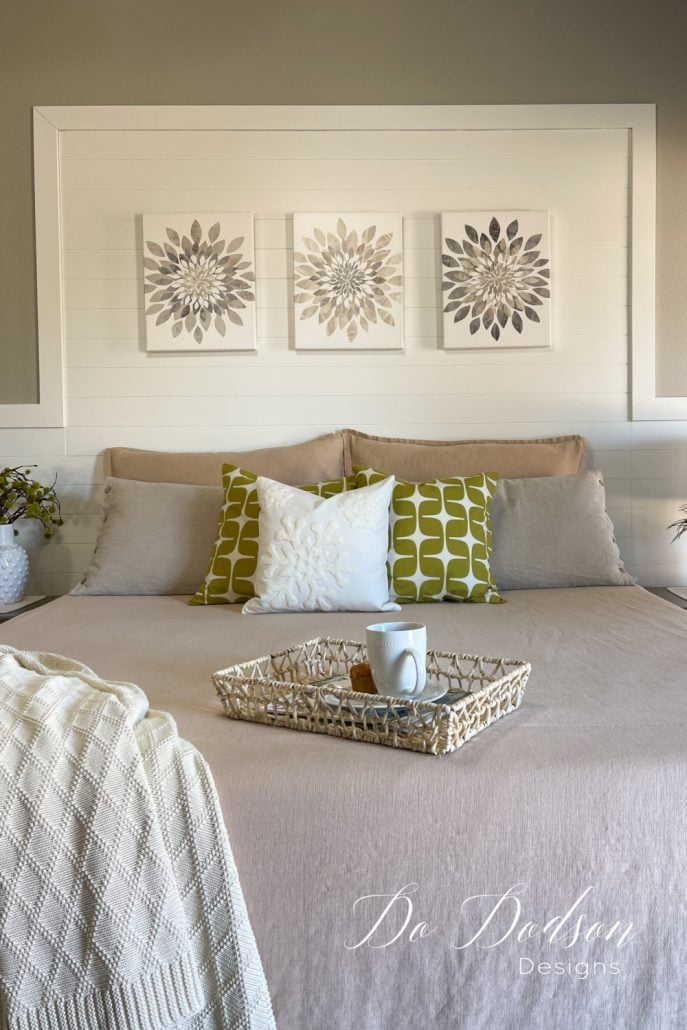 How To Install Shiplap Paneling - White Accent Wall