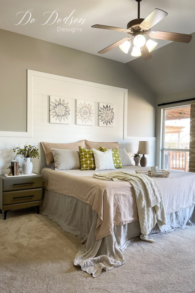 How To Install Shiplap Paneling - White Accent Wall