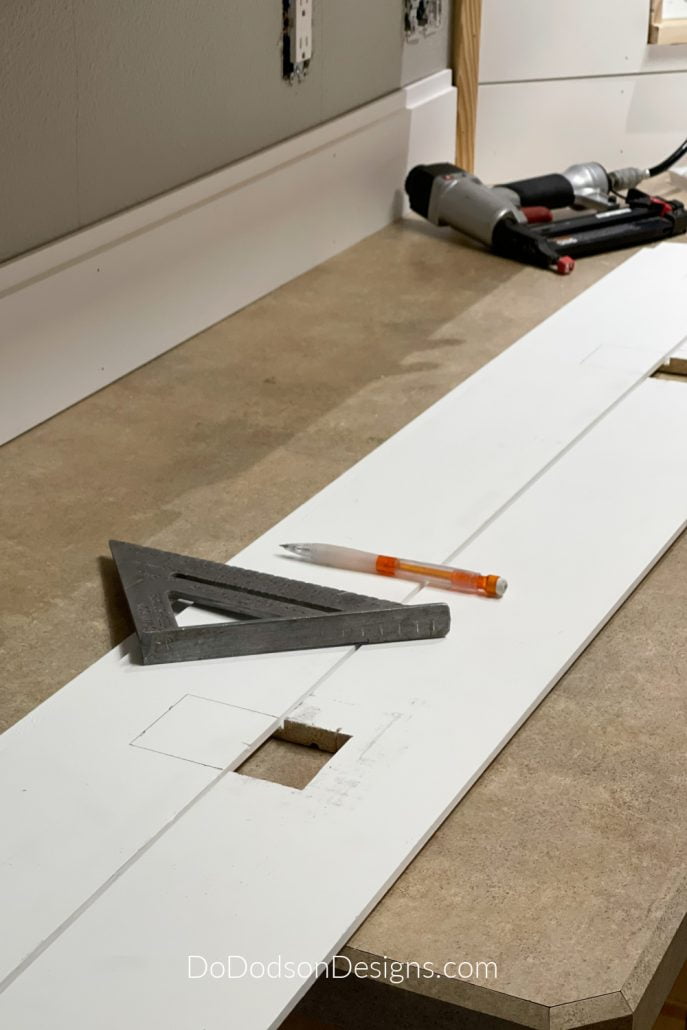 DIY Kitchen Shiplap Backsplash - Easy Installation