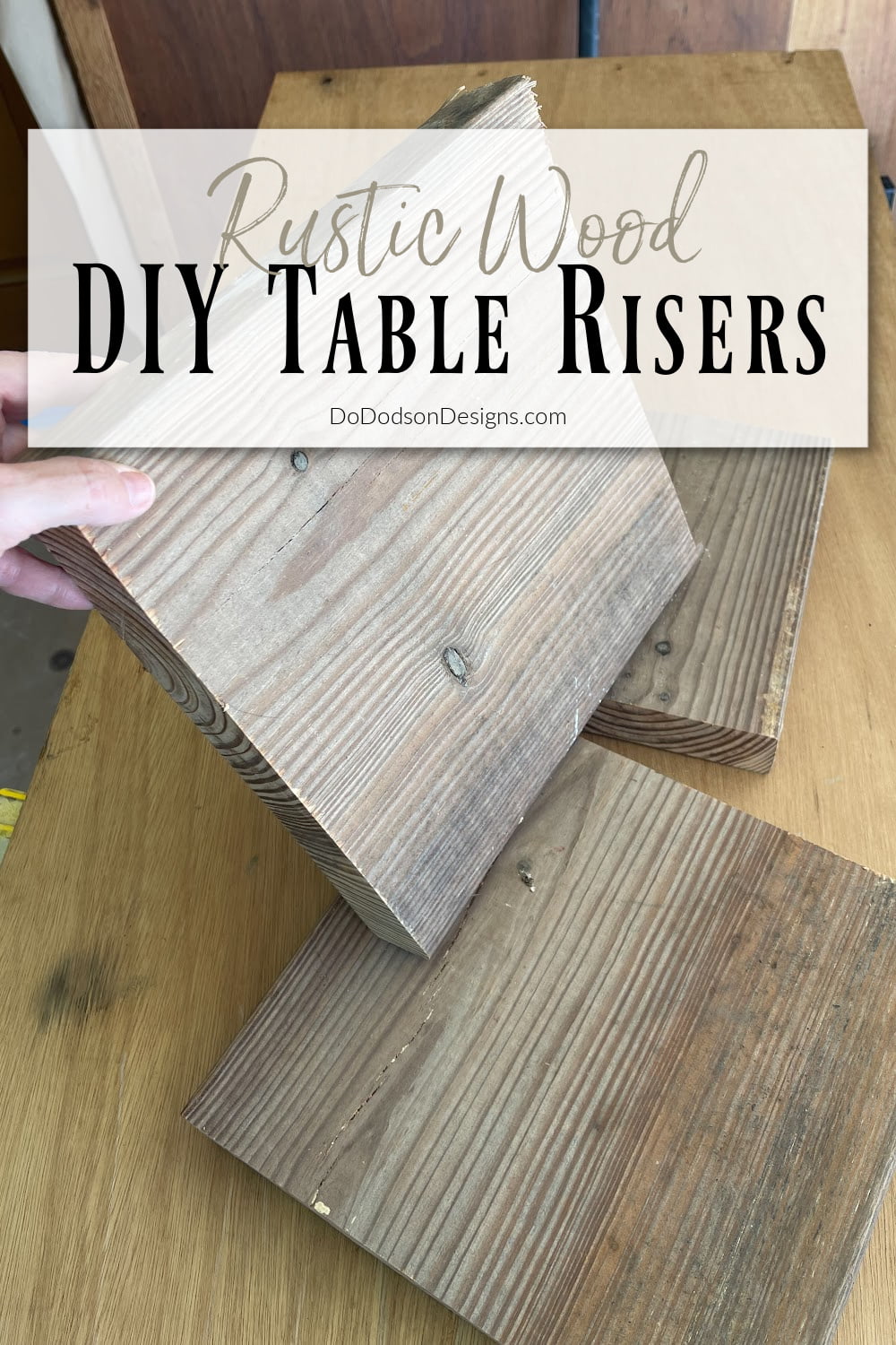 How To Make DIY Table Risers - Cutting Boards