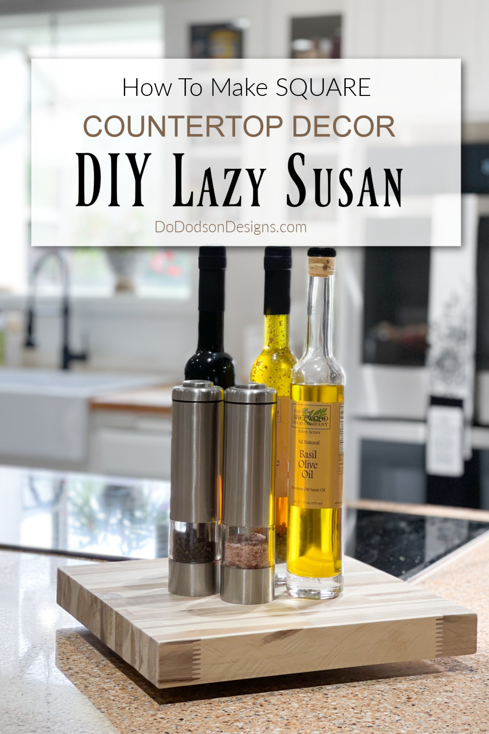 DIY Lazy Susan Turntable (The Lazy Way)