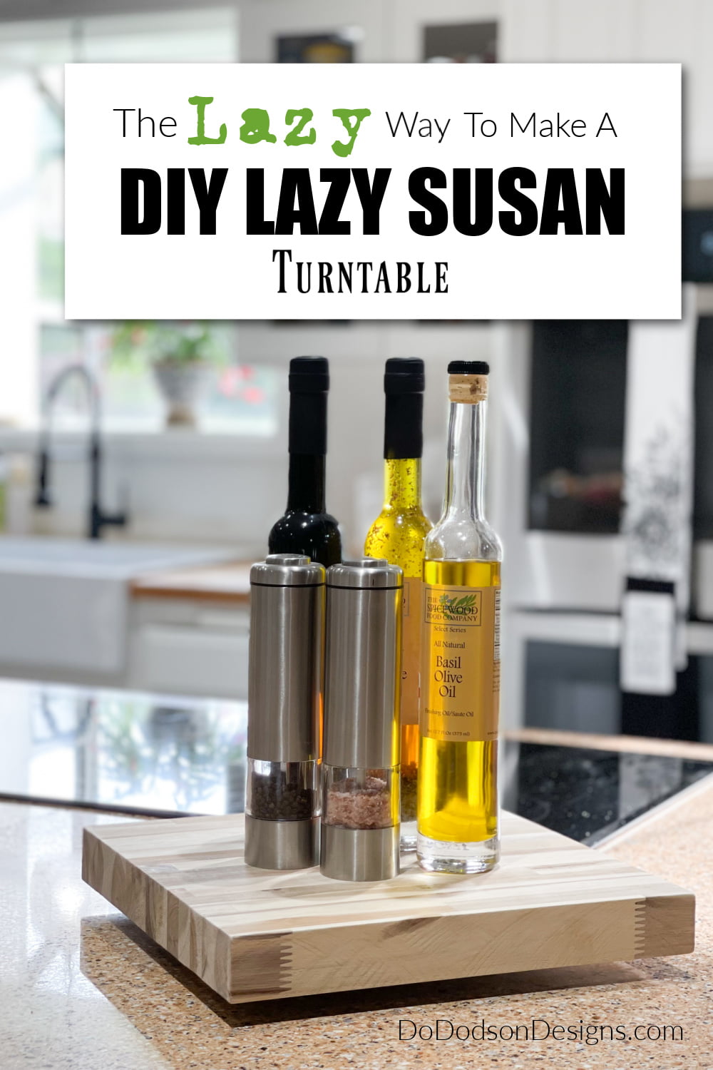 The Lazy Way To Make A DIY Lazy Susan Turntable
