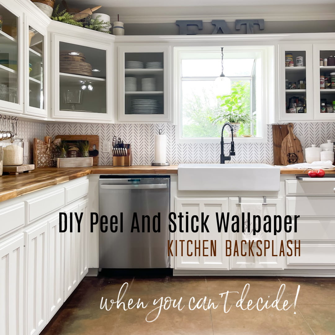 Peel And Stick Kitchen Backsplash (When You Can’t decide)