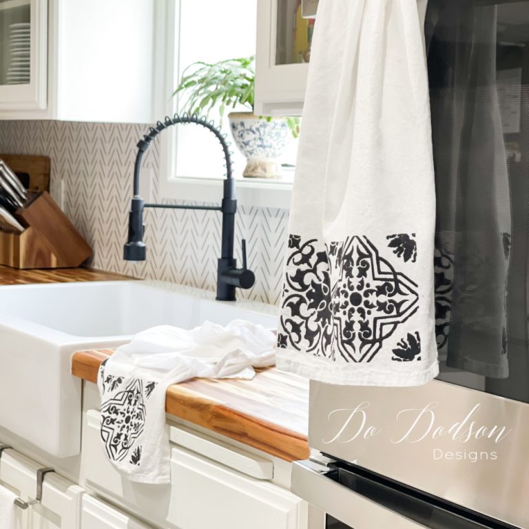 The Easy Way To Customize Flour Sack Dish Towels Do Dodson Designs