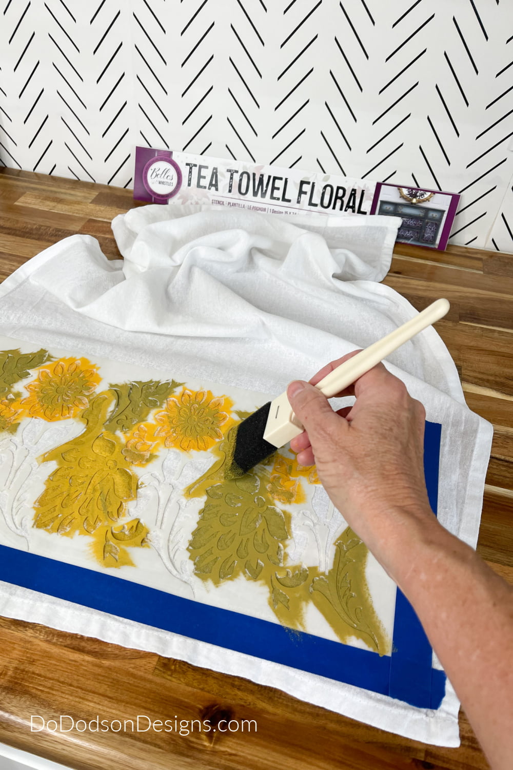 The Easy Way To Customize Flour Sack Dish Towels Do Dodson Designs
