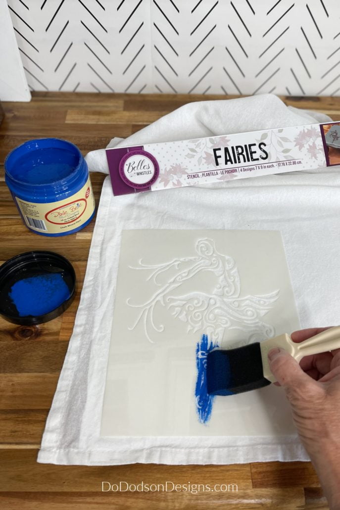 Fairies Design Stencil