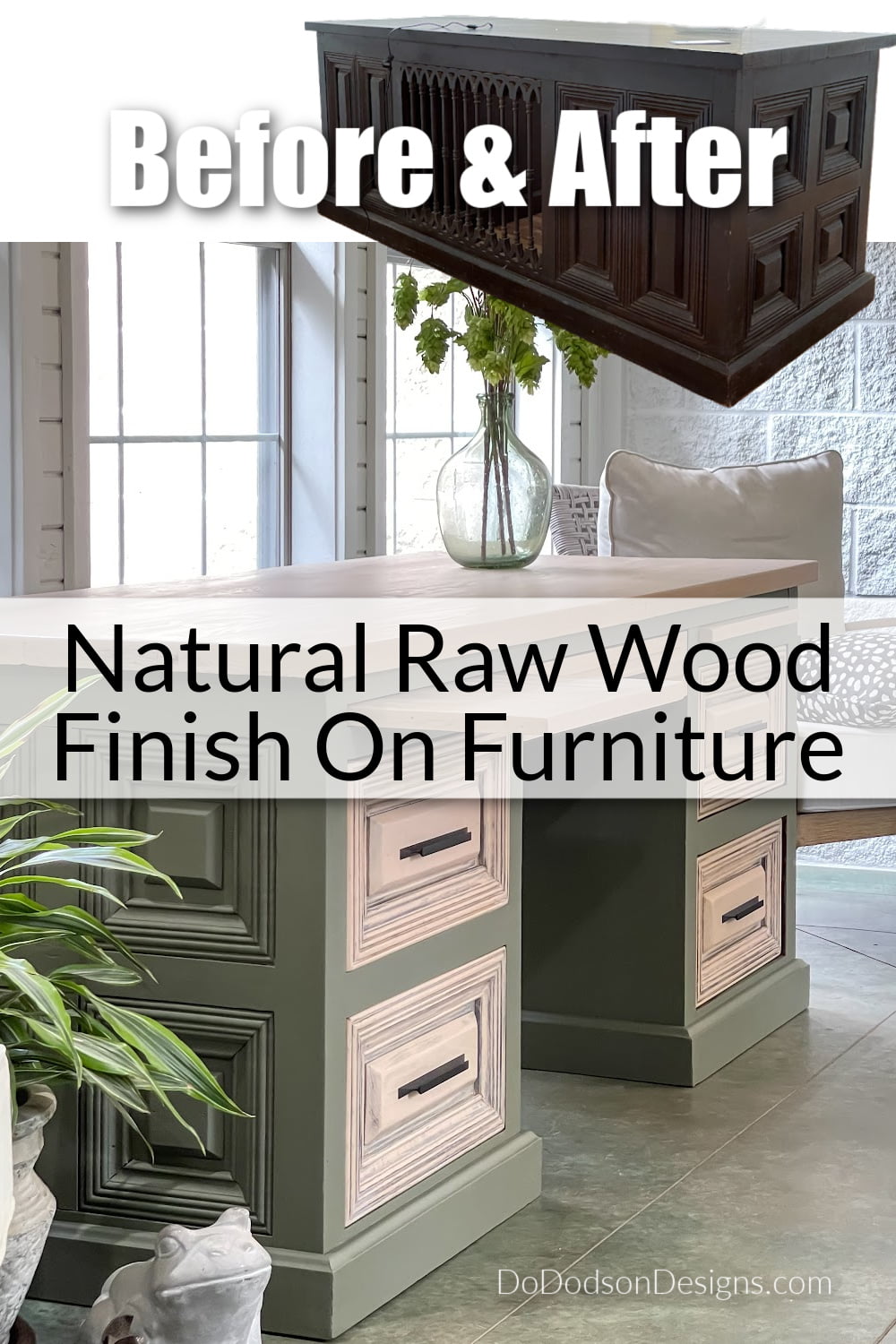 How To Get A Natural Raw Wood Finish On Furniture