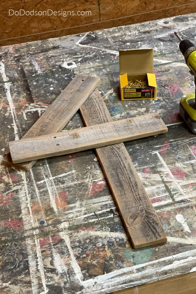rustic wood sign for 4th of July
