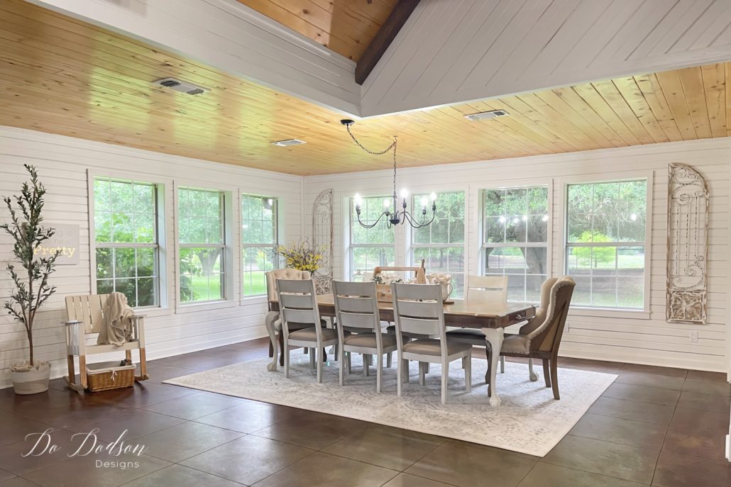 Ranch Home Dining Room 