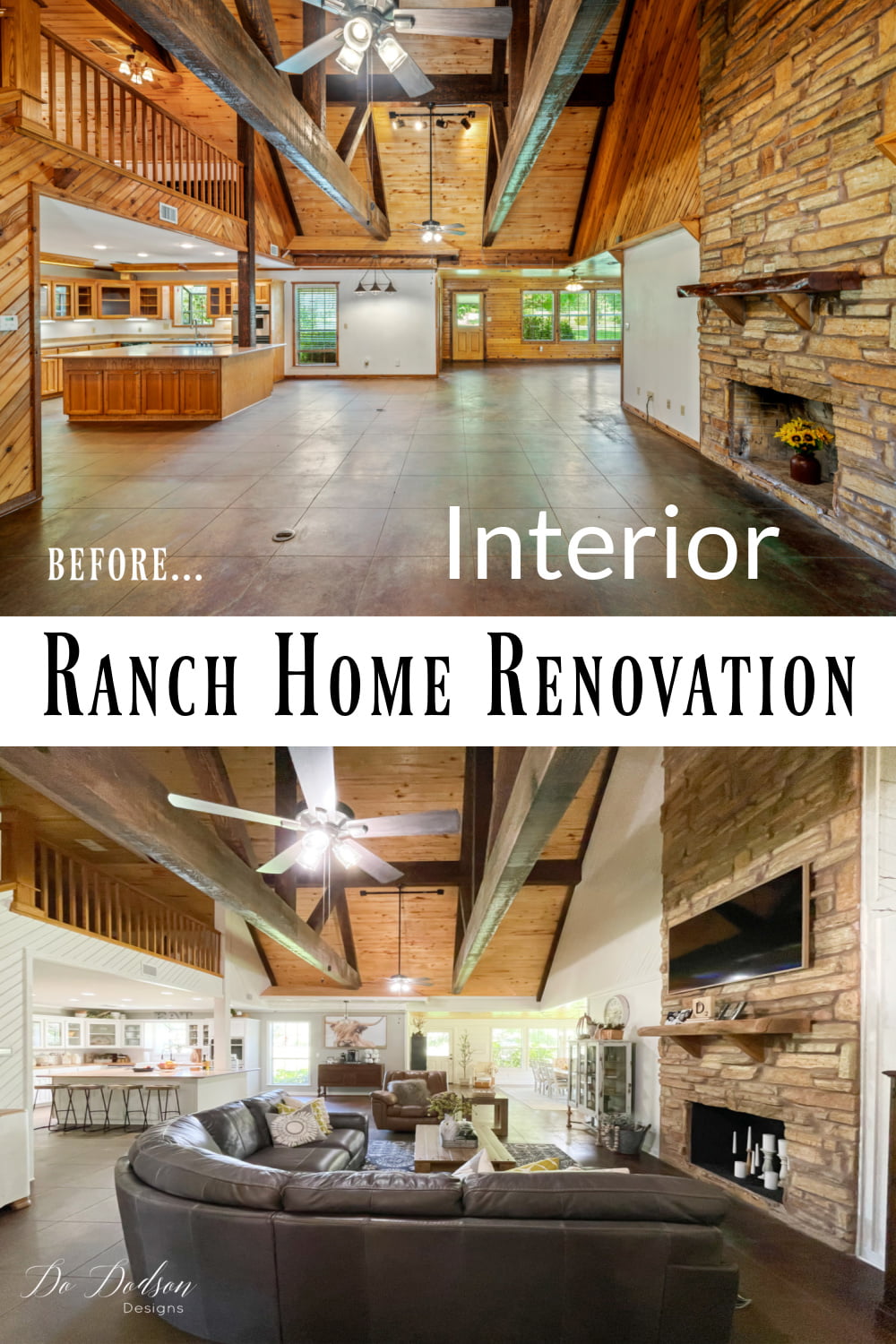 Our Ranch Home Renovation  (Before After Interior Part 1)