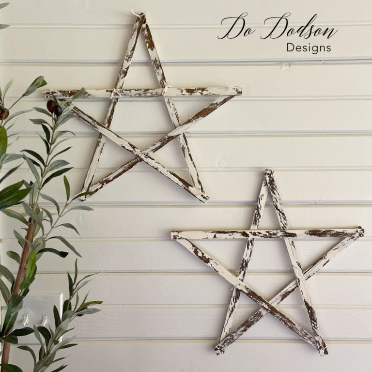 How To Make DIY Wooden Stars Christmas Craft Do Dodson Designs