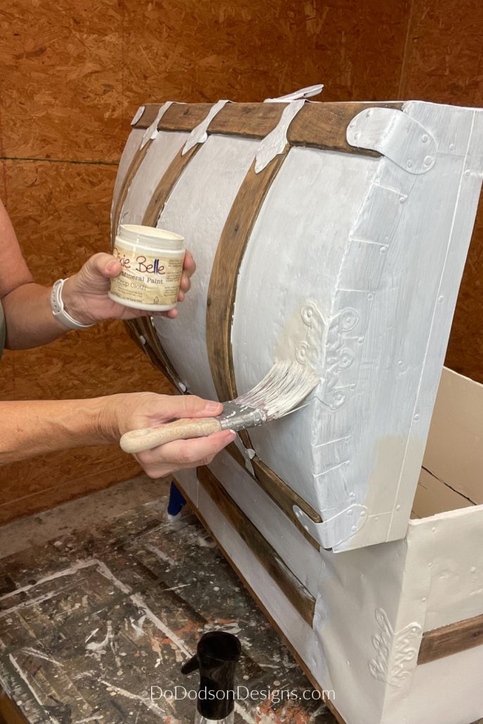 how to eliminate brush marks painting with chalk paint