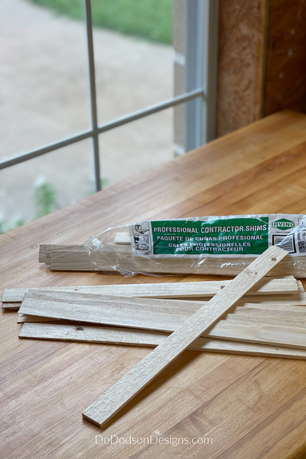 DIY Wood Shim Christmas Trees (Farmhouse Style) Do Dodson Designs