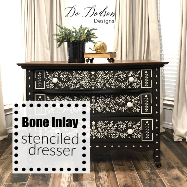 DIY Bone Inlay Stencil