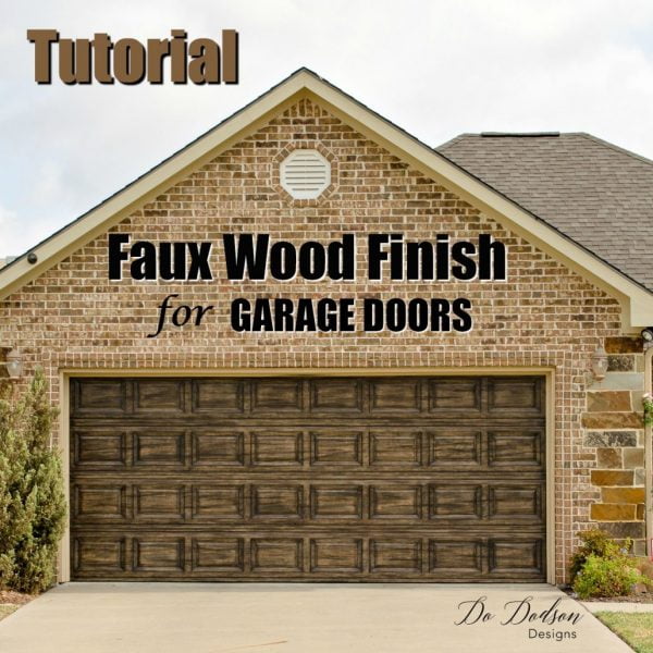 Faux Wood Finish For Garage Doors