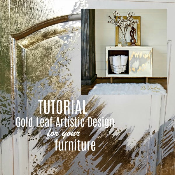 Gold Leaf Artistic Design for Furniture and Home Decor