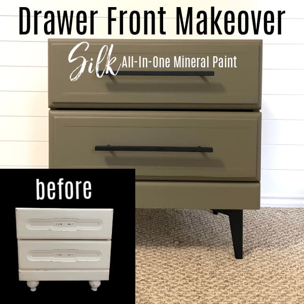 Drawer Front Makeover – Silk Paint