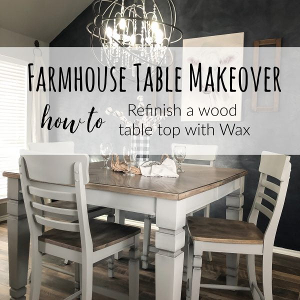 Farmhouse Table Makeover