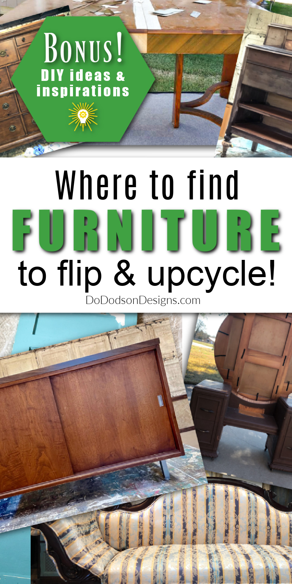 How And Where To Find Furniture To Upcycle (Easy DIY Ideas)