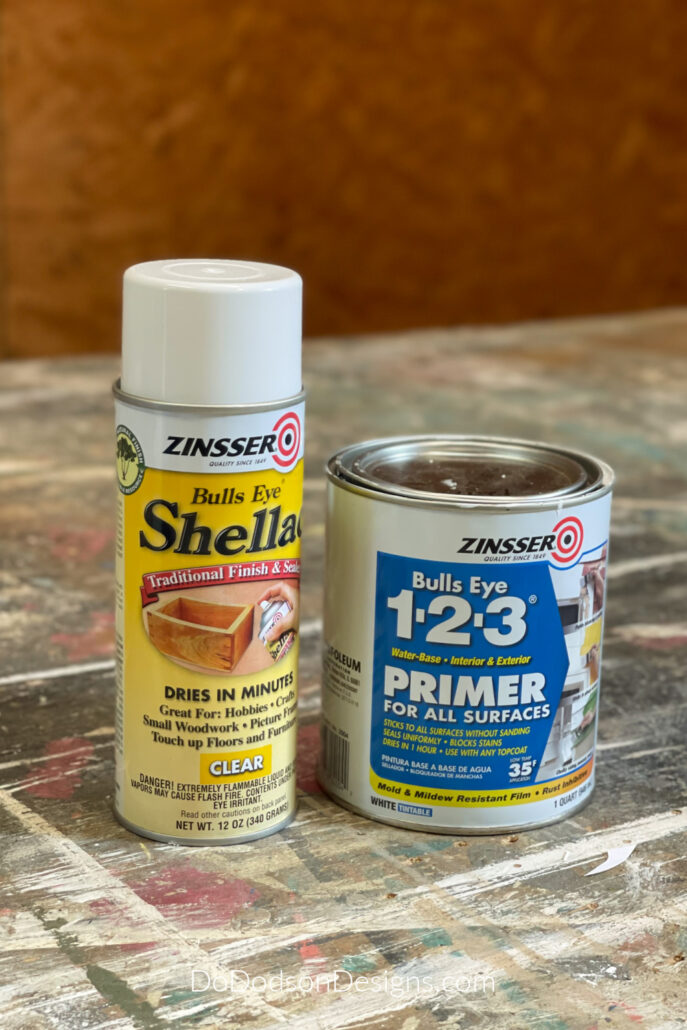 Zinsser Bulls Eye 1- 2 -3 And Shellac Primer 