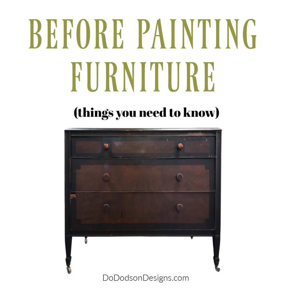 How to prevent Paint Bleed-Through on painted furniture