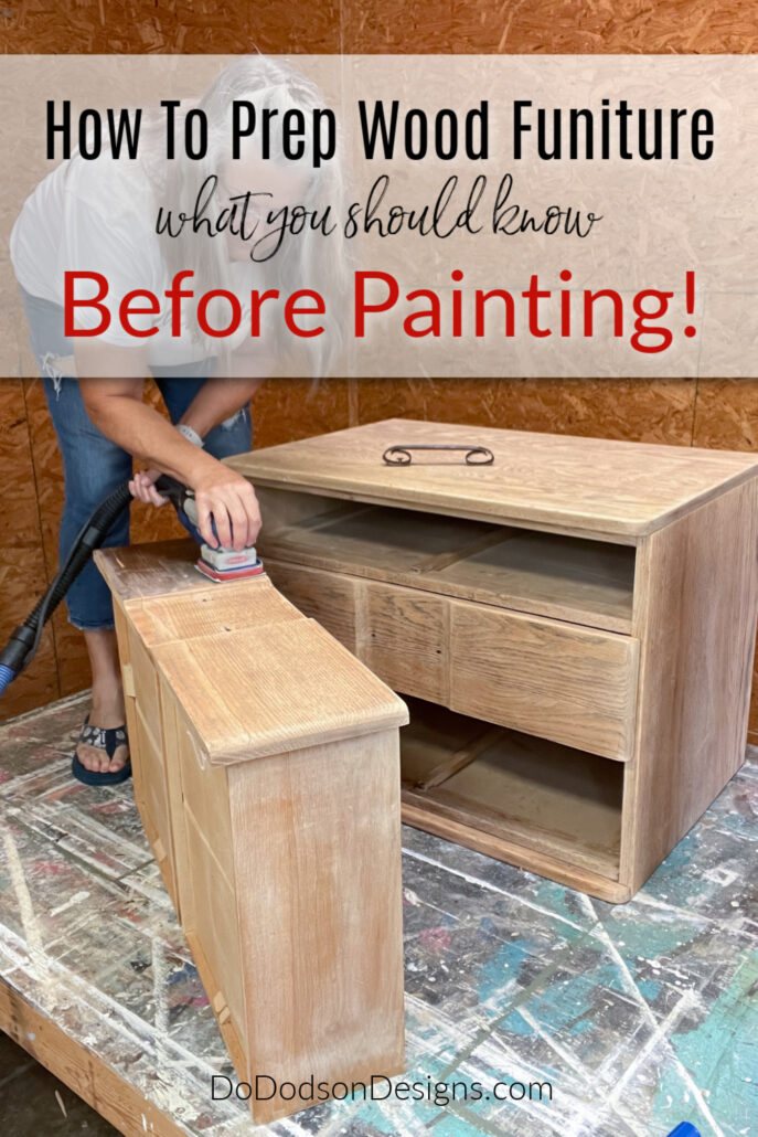 How To Prep Wood Furniture Before Painting