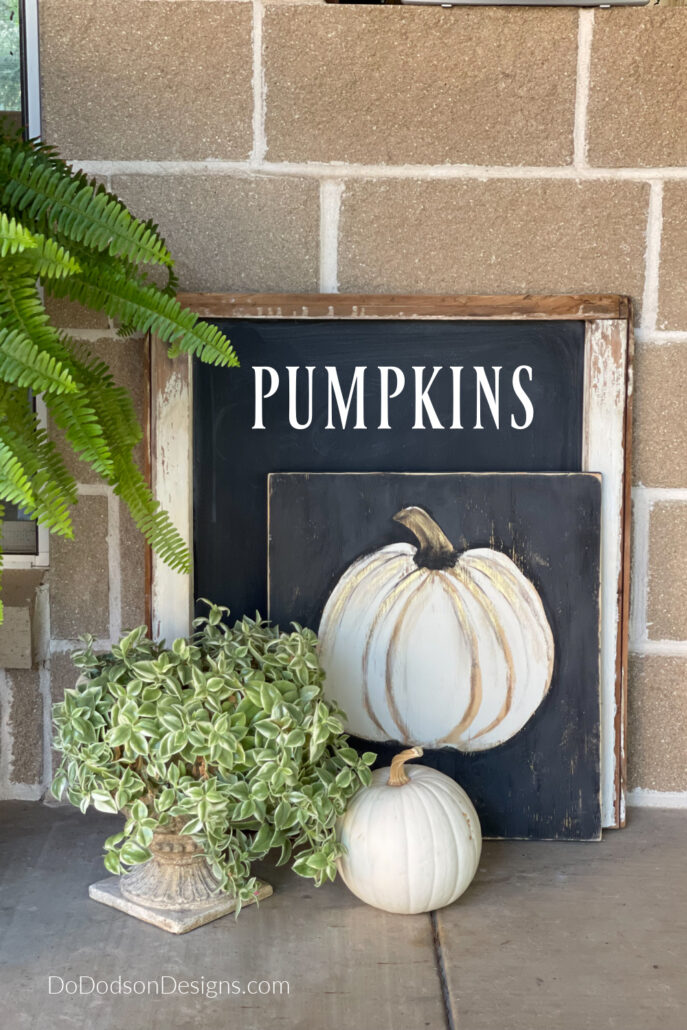 Front Porch Pumpkin Sign