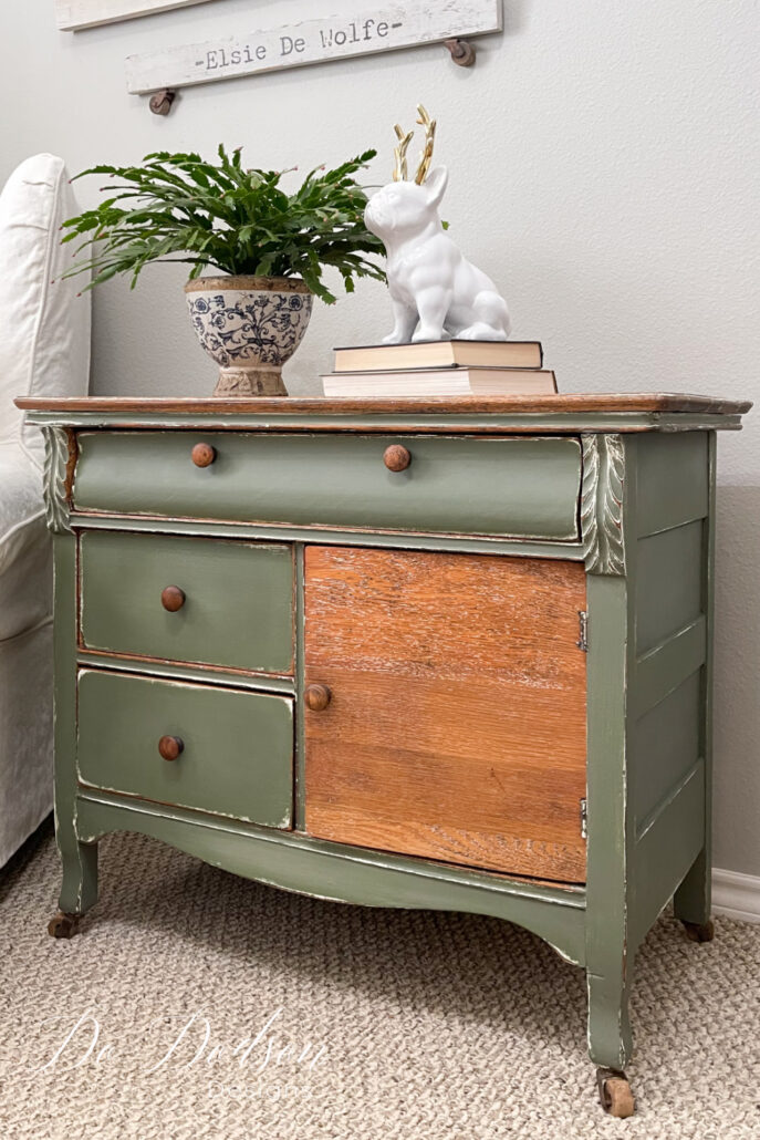 antique dry sink