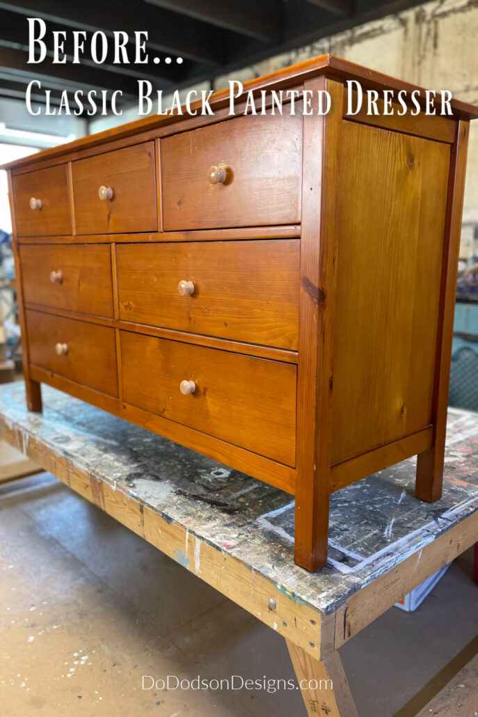 Black Painted Furniture Before And After