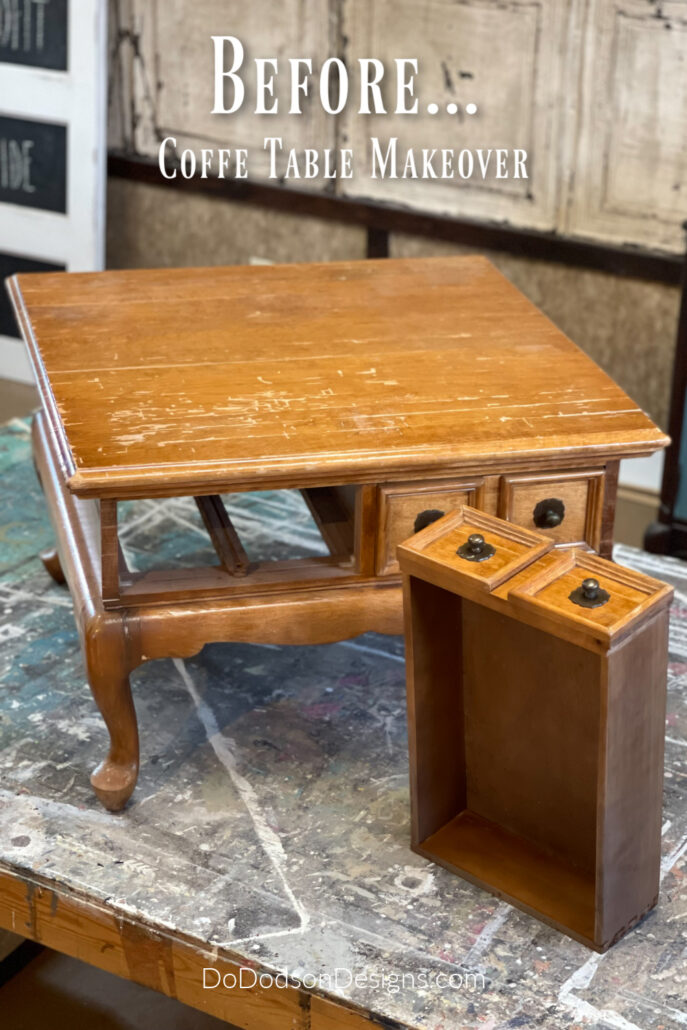 Coffee Table Makeover Before And After