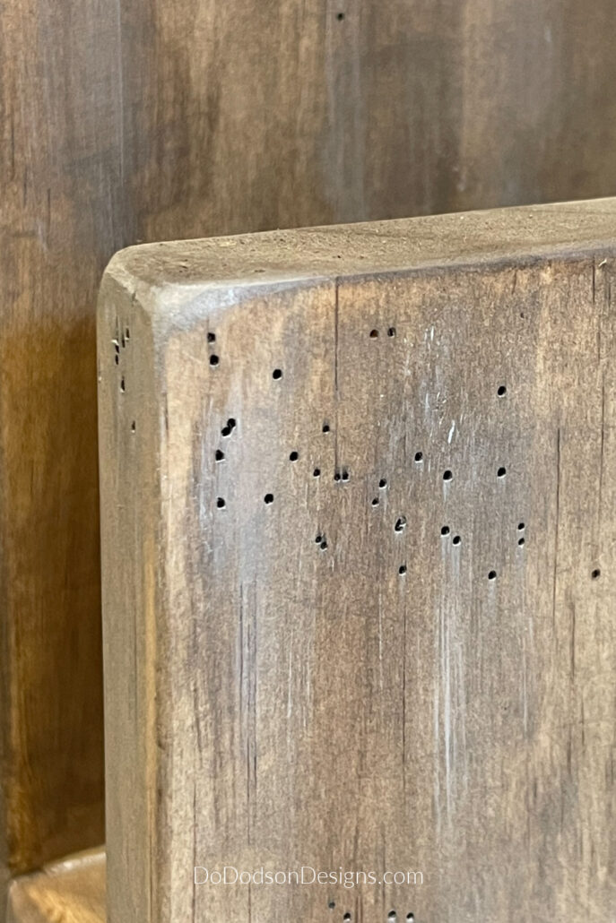 How To Make Realistic Worm Holes In Wood