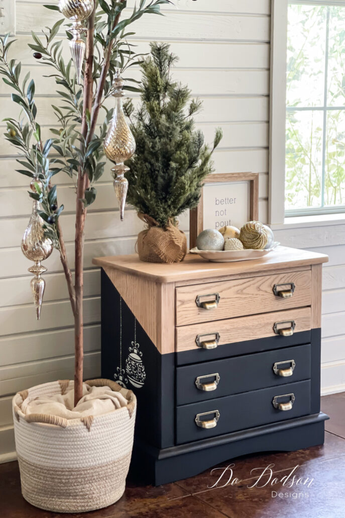 Small Dresser Makeover With Chalk Paint
