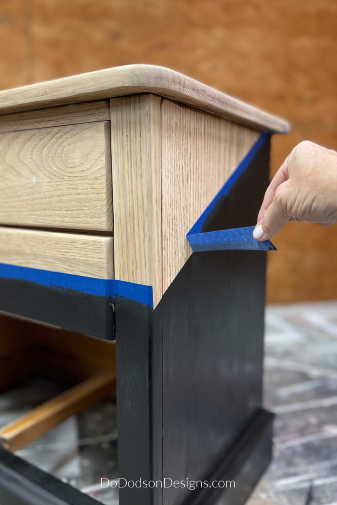 How To Paint Clean Lines On Wood