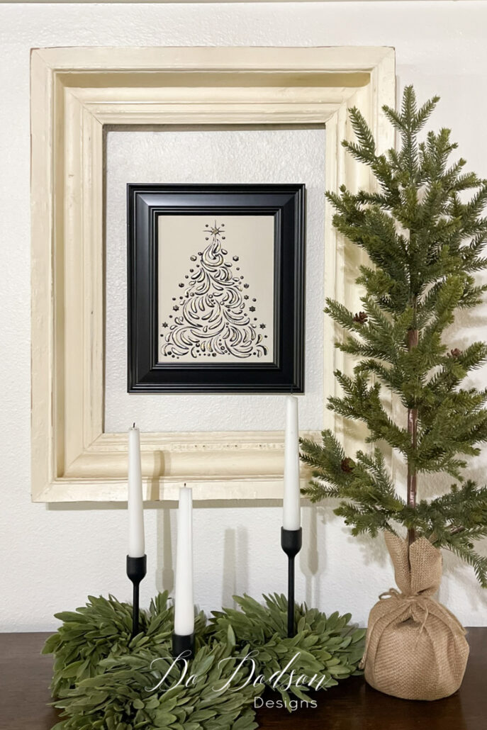 Picture Frame Christmas Wall Art