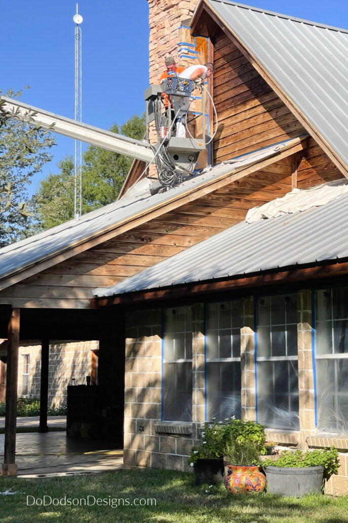 Cleaning And Restaining Wood Siding